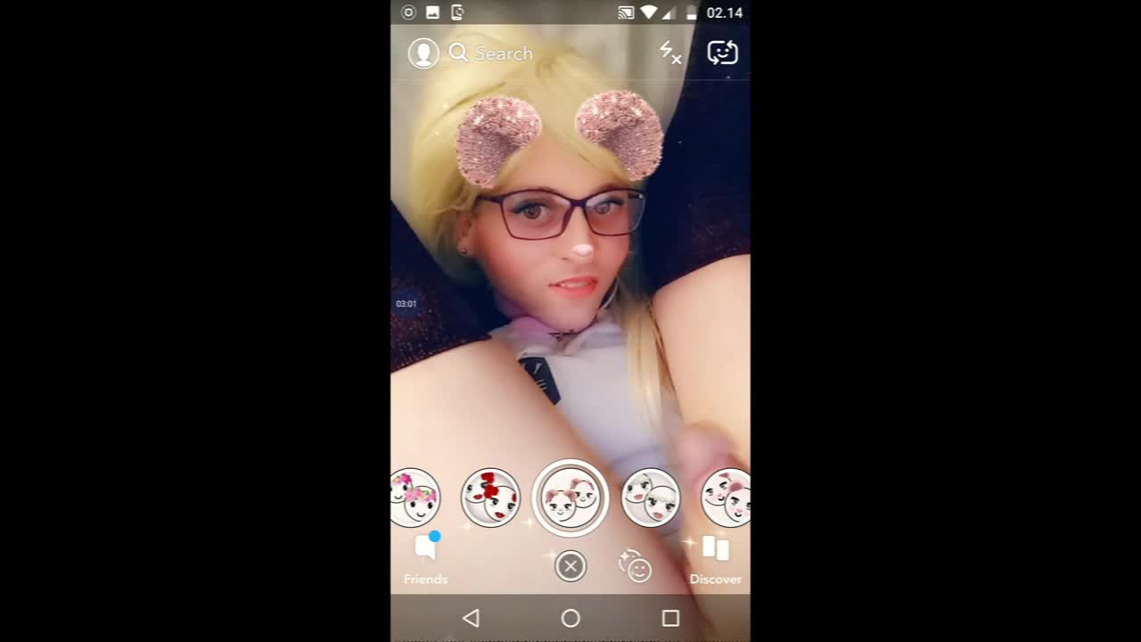 Cute Sissy Self Facial